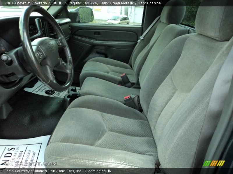 Dark Green Metallic / Dark Charcoal 2004 Chevrolet Silverado 2500HD LS Regular Cab 4x4