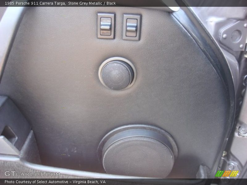 Stone Grey Metallic / Black 1985 Porsche 911 Carrera Targa