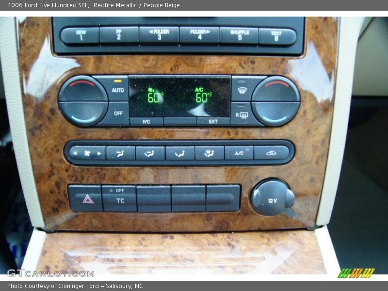 Controls of 2006 Five Hundred SEL
