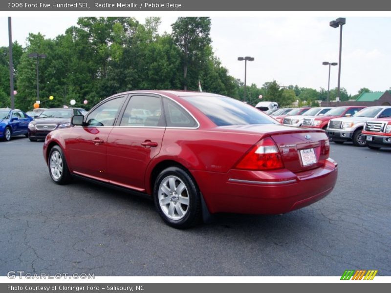 Redfire Metallic / Pebble Beige 2006 Ford Five Hundred SEL
