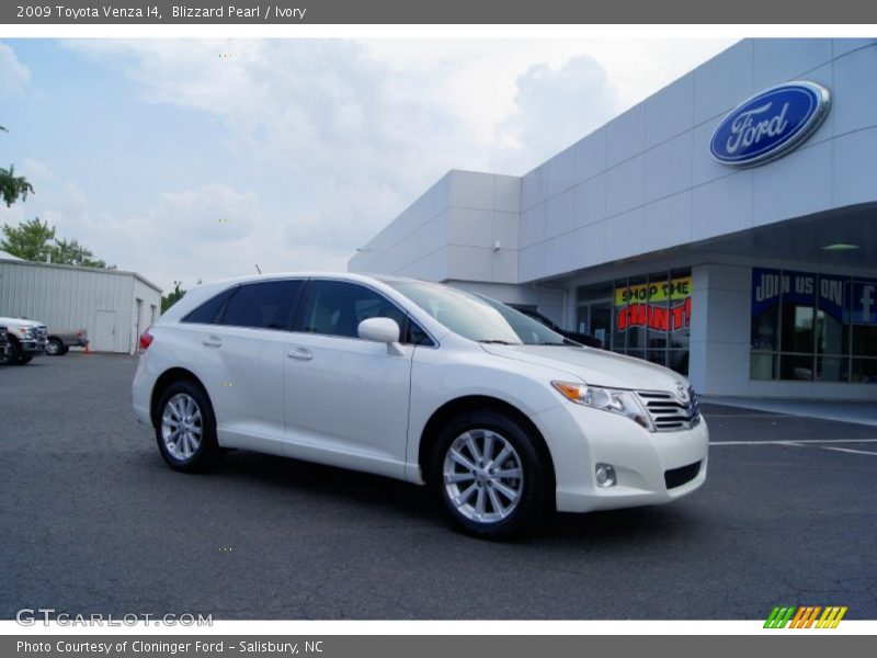 Blizzard Pearl / Ivory 2009 Toyota Venza I4