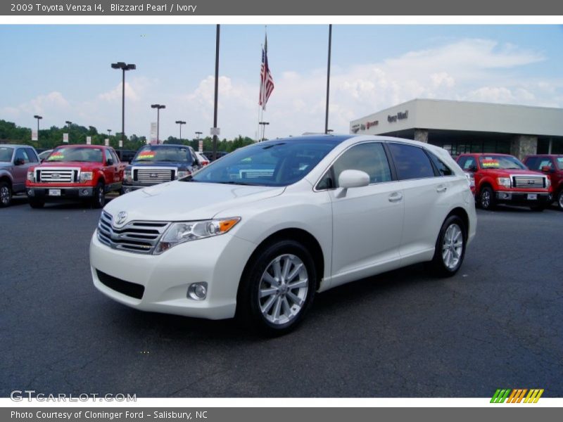 Blizzard Pearl / Ivory 2009 Toyota Venza I4