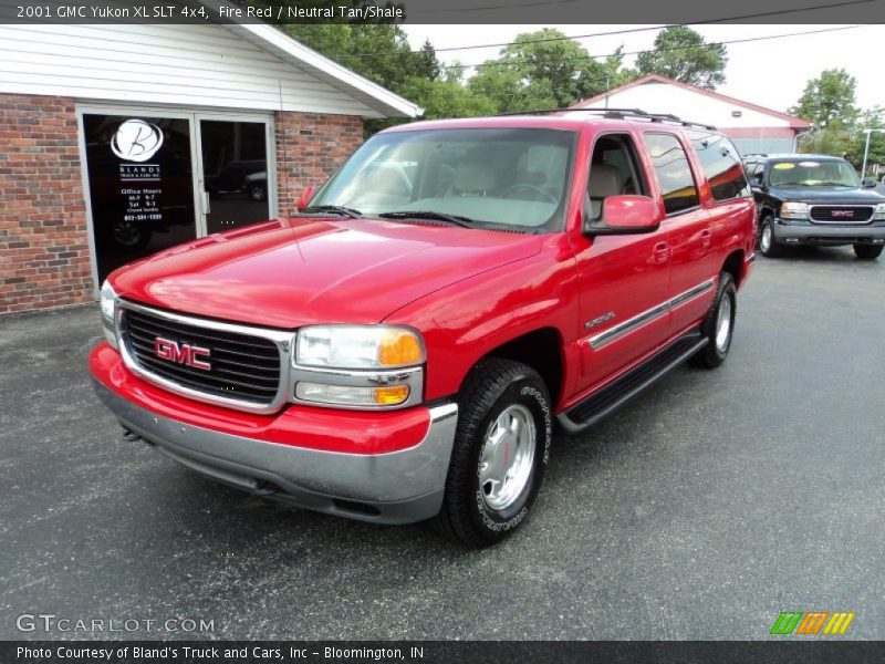 Fire Red / Neutral Tan/Shale 2001 GMC Yukon XL SLT 4x4