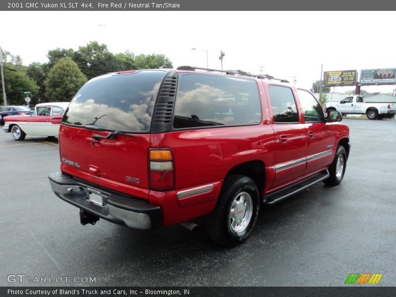 Fire Red / Neutral Tan/Shale 2001 GMC Yukon XL SLT 4x4