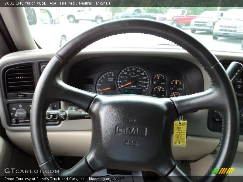 Fire Red / Neutral Tan/Shale 2001 GMC Yukon XL SLT 4x4