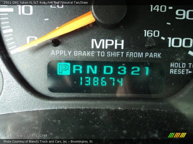Fire Red / Neutral Tan/Shale 2001 GMC Yukon XL SLT 4x4