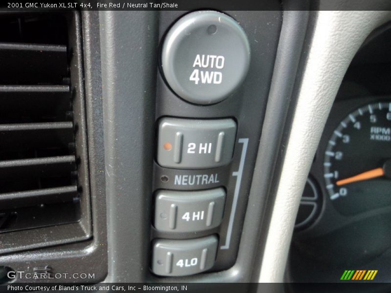 Controls of 2001 Yukon XL SLT 4x4