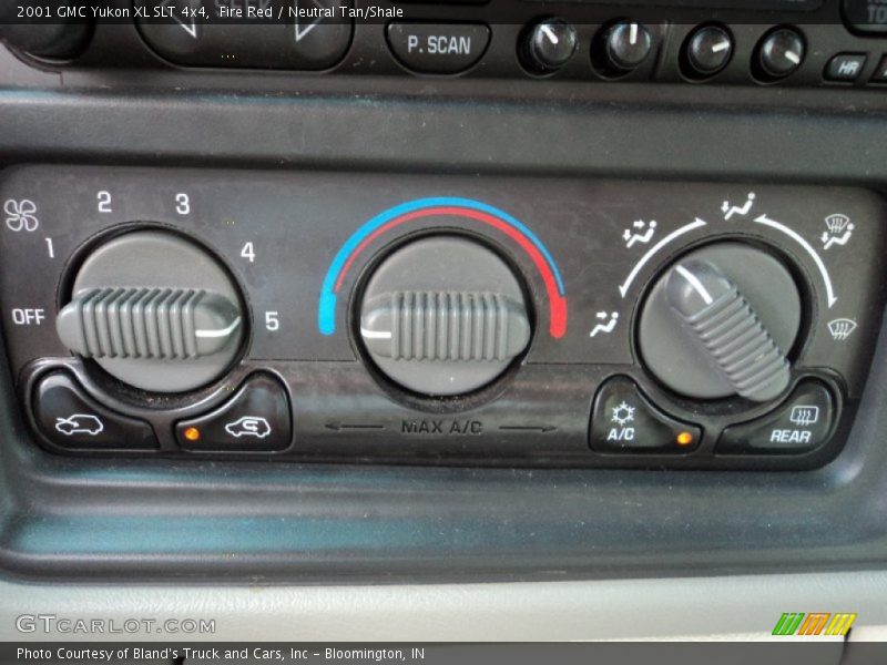 Controls of 2001 Yukon XL SLT 4x4
