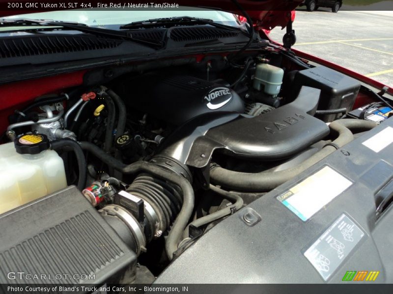Fire Red / Neutral Tan/Shale 2001 GMC Yukon XL SLT 4x4