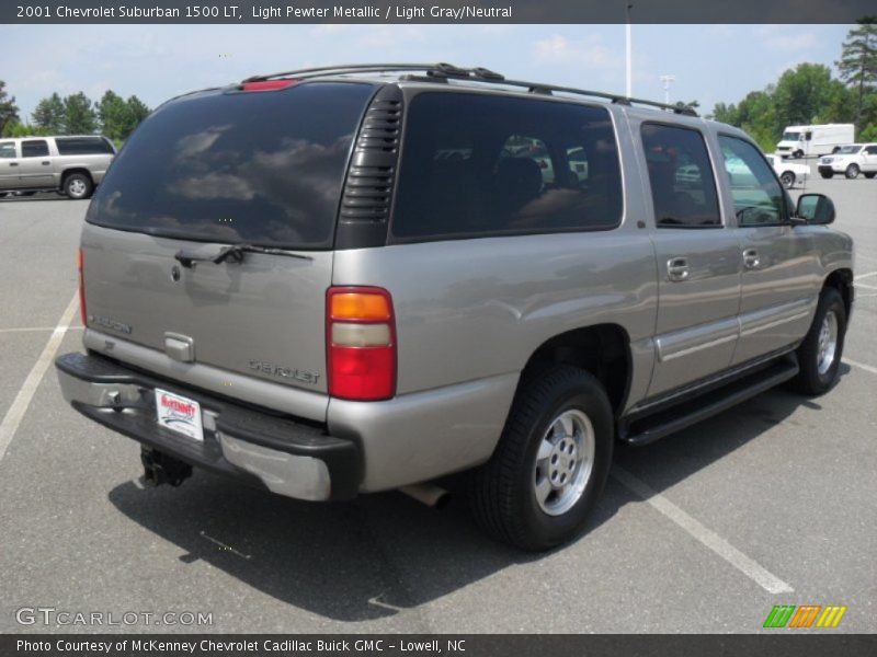 Light Pewter Metallic / Light Gray/Neutral 2001 Chevrolet Suburban 1500 LT