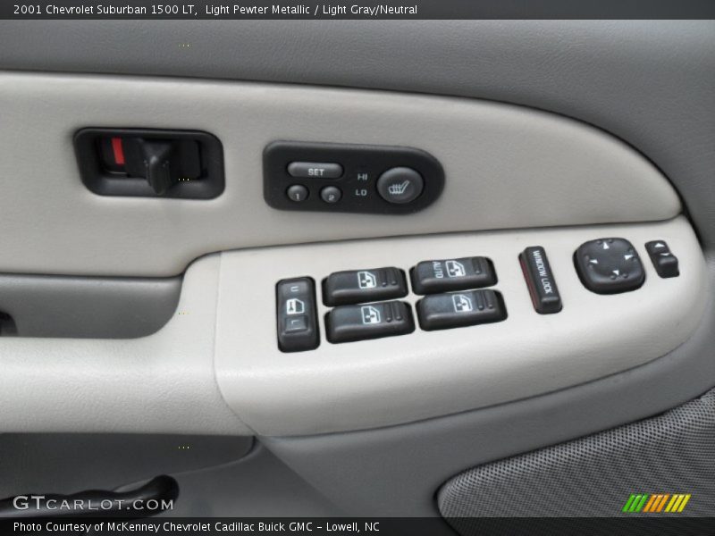 Light Pewter Metallic / Light Gray/Neutral 2001 Chevrolet Suburban 1500 LT