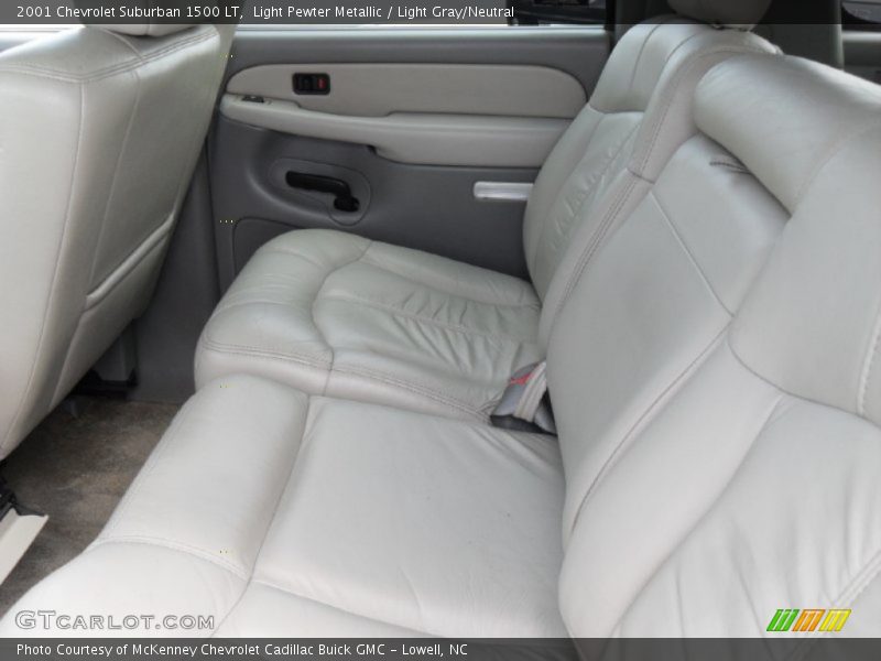 Light Pewter Metallic / Light Gray/Neutral 2001 Chevrolet Suburban 1500 LT