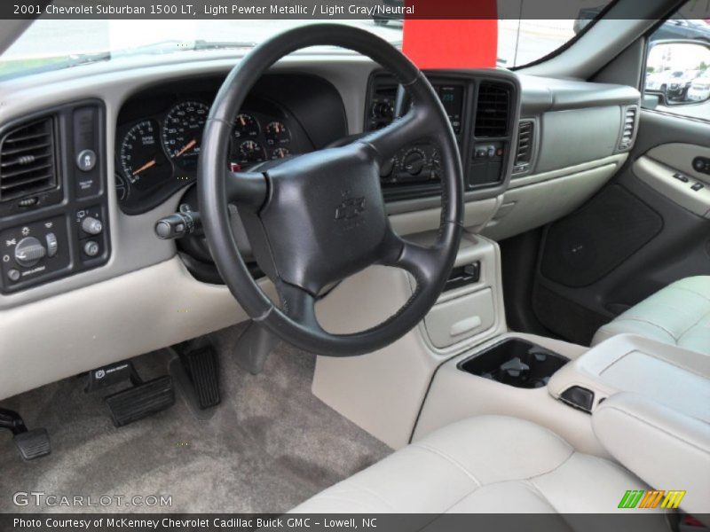 Light Gray/Neutral Interior - 2001 Suburban 1500 LT 