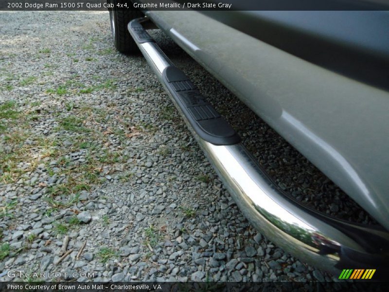 Graphite Metallic / Dark Slate Gray 2002 Dodge Ram 1500 ST Quad Cab 4x4
