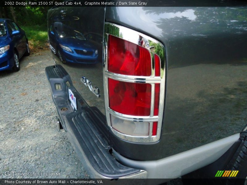 Graphite Metallic / Dark Slate Gray 2002 Dodge Ram 1500 ST Quad Cab 4x4