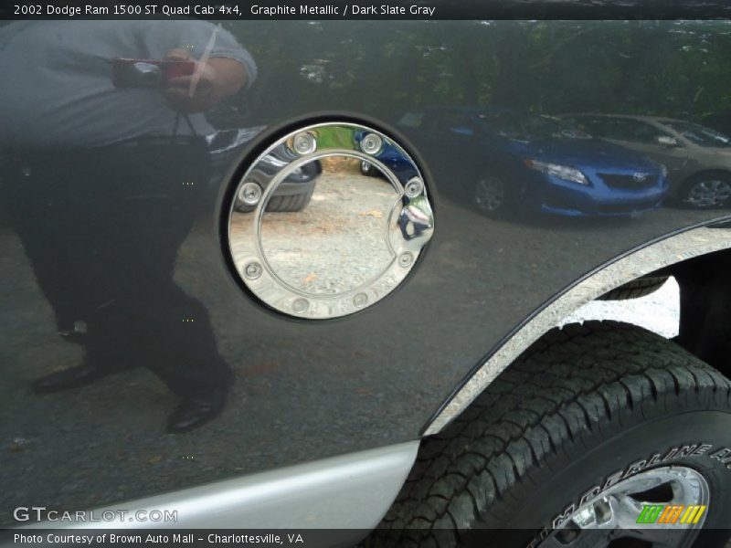 Graphite Metallic / Dark Slate Gray 2002 Dodge Ram 1500 ST Quad Cab 4x4