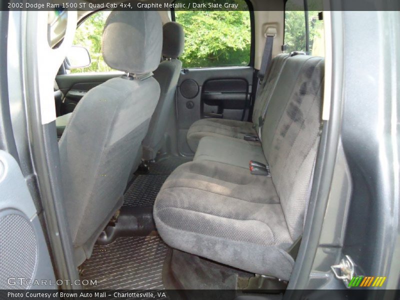 Graphite Metallic / Dark Slate Gray 2002 Dodge Ram 1500 ST Quad Cab 4x4