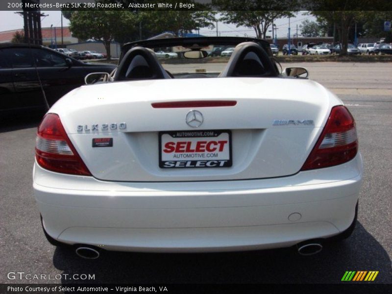 Alabaster White / Beige 2006 Mercedes-Benz SLK 280 Roadster