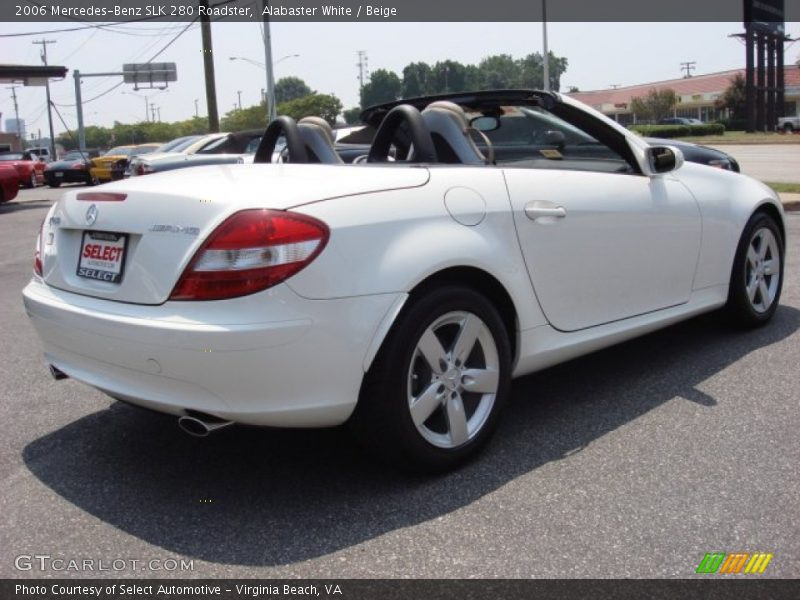 Alabaster White / Beige 2006 Mercedes-Benz SLK 280 Roadster