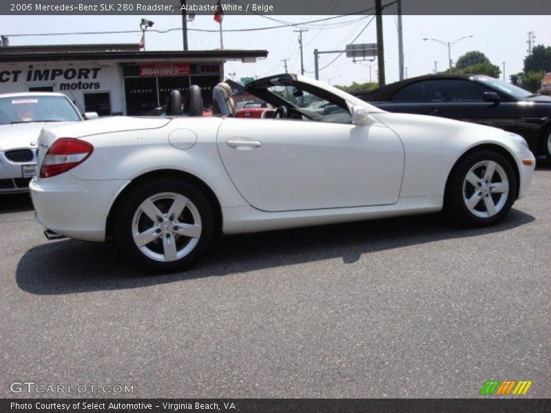 Alabaster White / Beige 2006 Mercedes-Benz SLK 280 Roadster