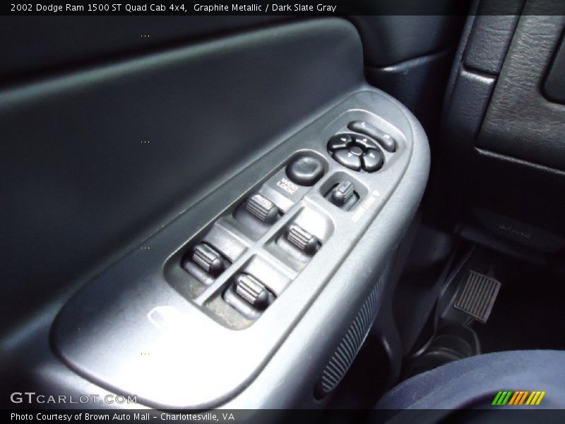 Graphite Metallic / Dark Slate Gray 2002 Dodge Ram 1500 ST Quad Cab 4x4