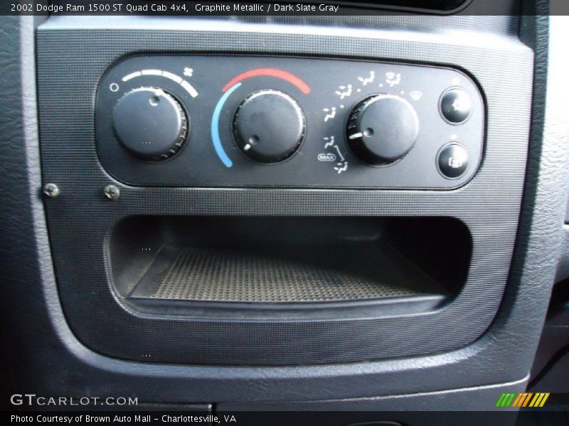 Graphite Metallic / Dark Slate Gray 2002 Dodge Ram 1500 ST Quad Cab 4x4