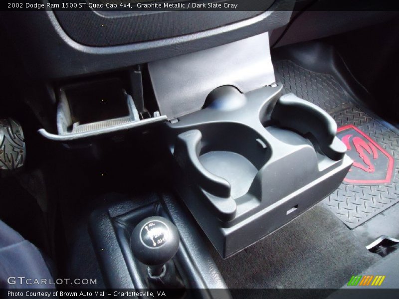 Graphite Metallic / Dark Slate Gray 2002 Dodge Ram 1500 ST Quad Cab 4x4