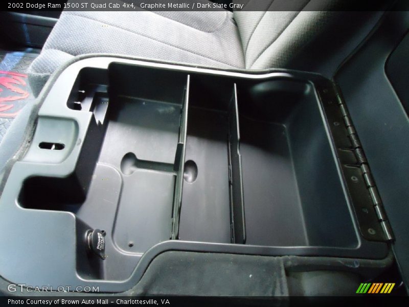 Graphite Metallic / Dark Slate Gray 2002 Dodge Ram 1500 ST Quad Cab 4x4