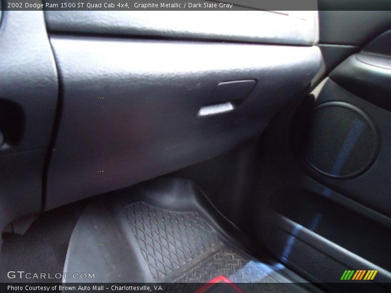 Graphite Metallic / Dark Slate Gray 2002 Dodge Ram 1500 ST Quad Cab 4x4