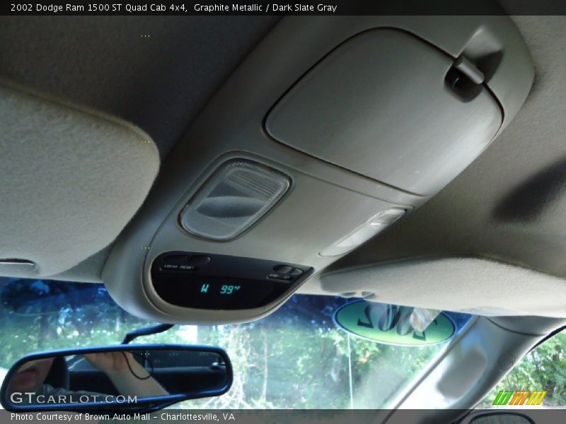 Graphite Metallic / Dark Slate Gray 2002 Dodge Ram 1500 ST Quad Cab 4x4
