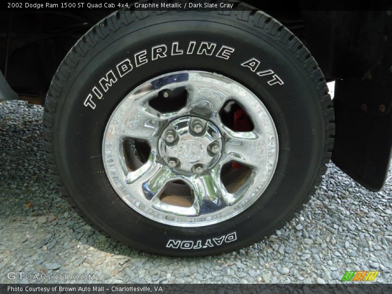 Graphite Metallic / Dark Slate Gray 2002 Dodge Ram 1500 ST Quad Cab 4x4