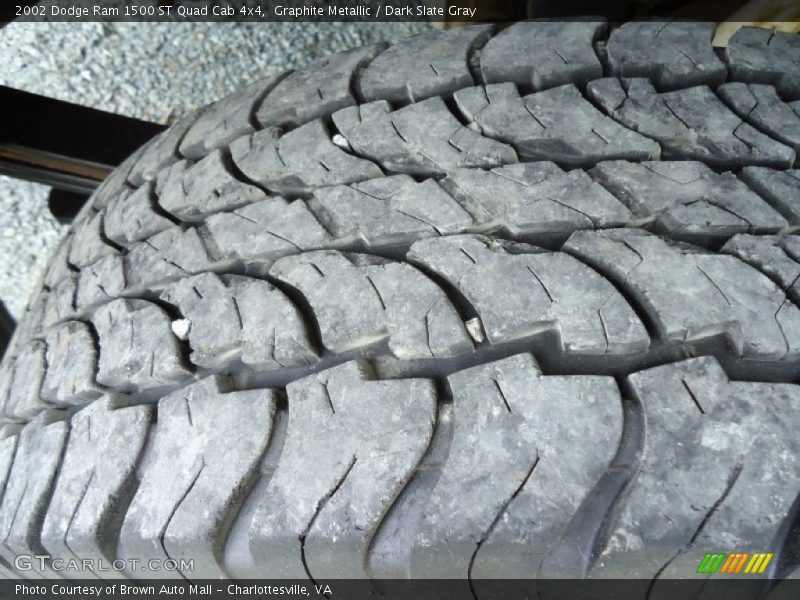 Graphite Metallic / Dark Slate Gray 2002 Dodge Ram 1500 ST Quad Cab 4x4