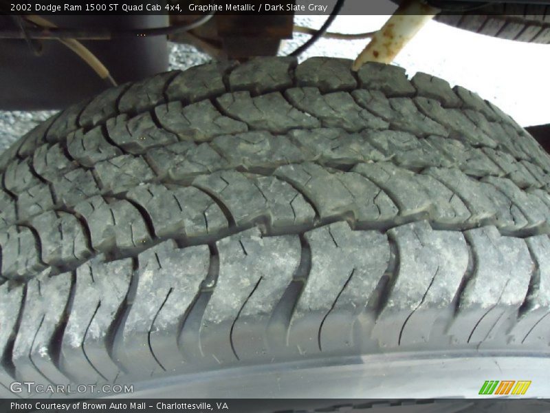 Graphite Metallic / Dark Slate Gray 2002 Dodge Ram 1500 ST Quad Cab 4x4