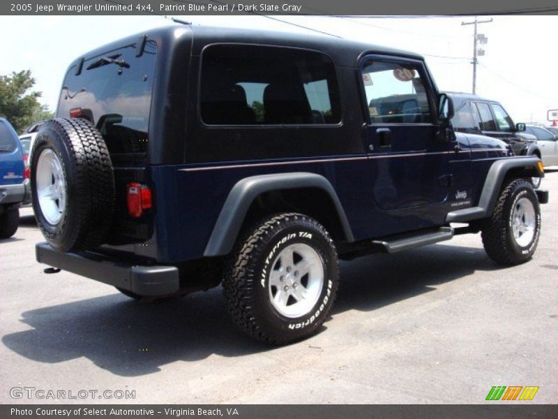Patriot Blue Pearl / Dark Slate Gray 2005 Jeep Wrangler Unlimited 4x4