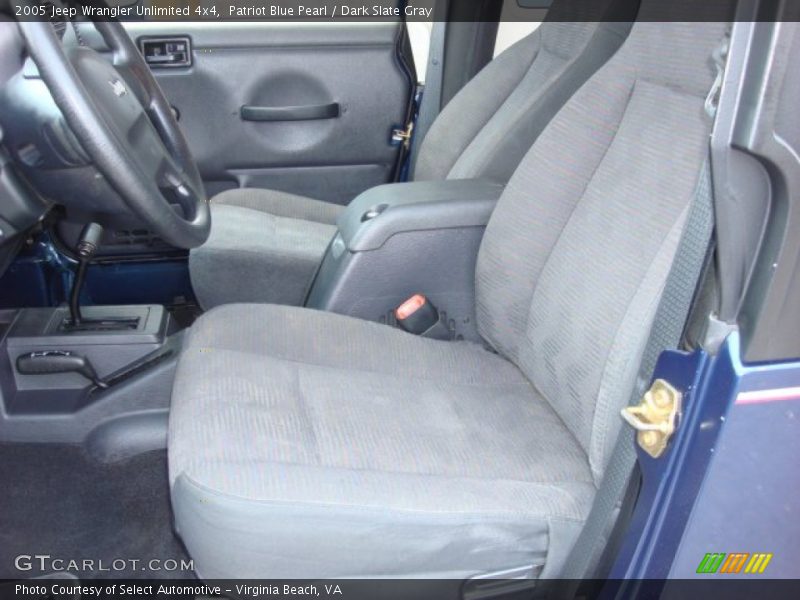 Patriot Blue Pearl / Dark Slate Gray 2005 Jeep Wrangler Unlimited 4x4