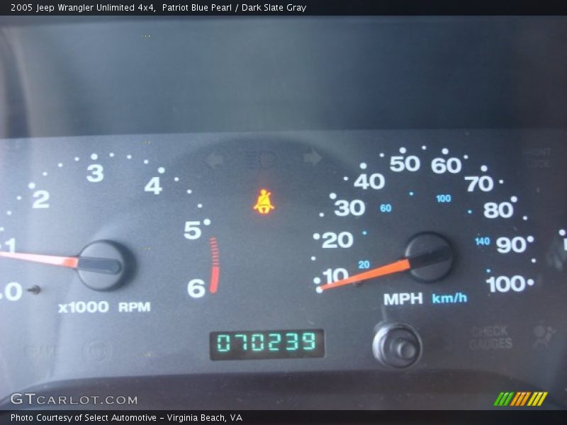 Patriot Blue Pearl / Dark Slate Gray 2005 Jeep Wrangler Unlimited 4x4