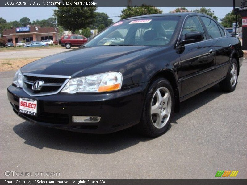 Nighthawk Black Pearl / Ebony 2003 Acura TL 3.2