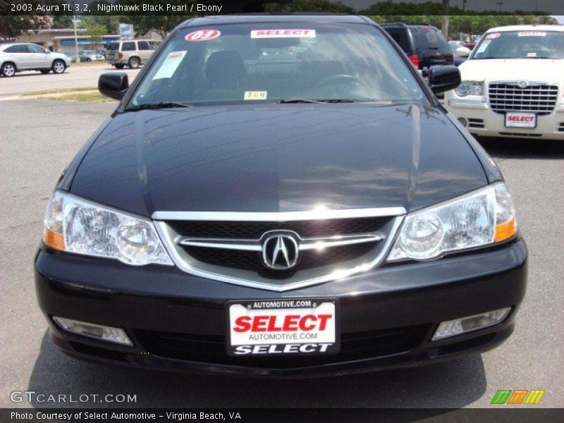Nighthawk Black Pearl / Ebony 2003 Acura TL 3.2
