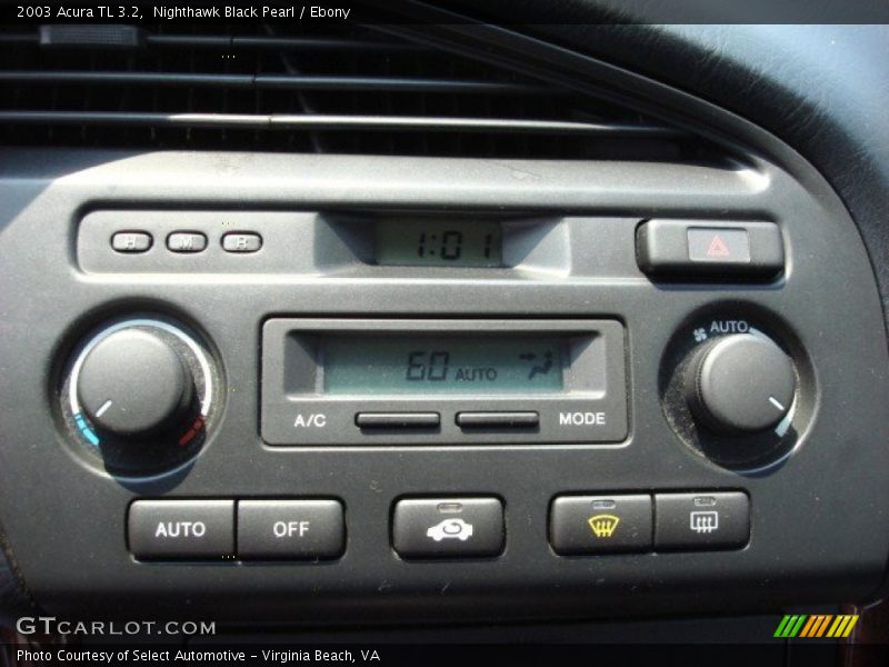 Nighthawk Black Pearl / Ebony 2003 Acura TL 3.2