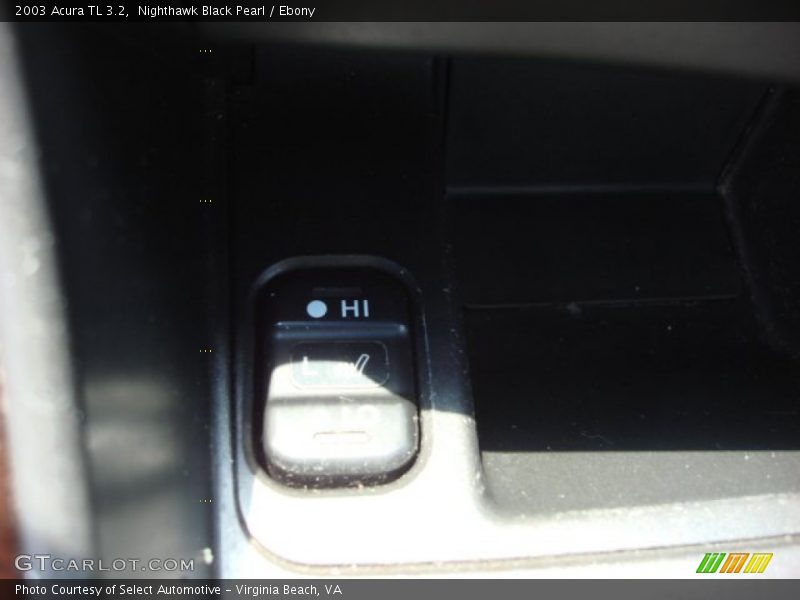 Nighthawk Black Pearl / Ebony 2003 Acura TL 3.2