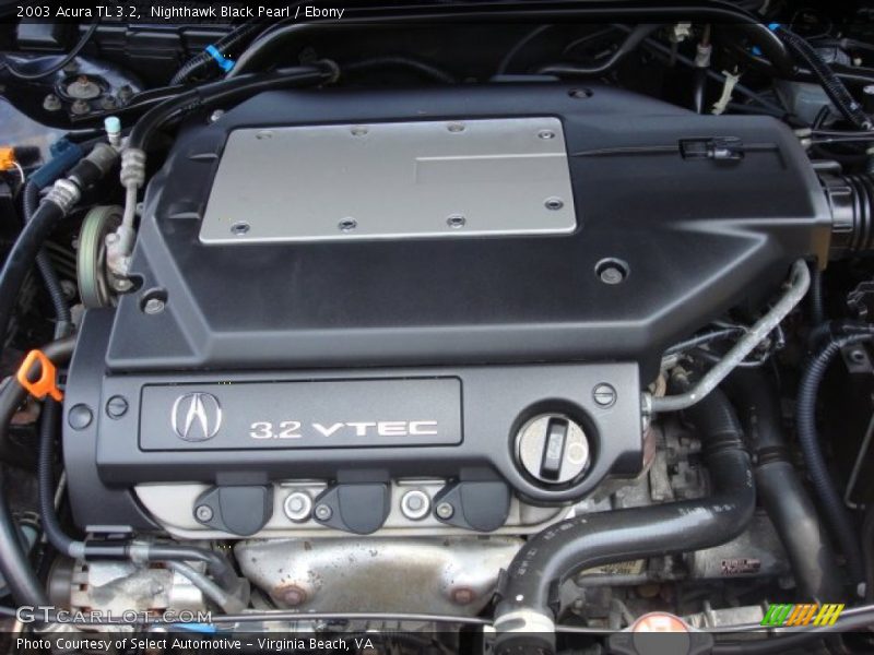 Nighthawk Black Pearl / Ebony 2003 Acura TL 3.2