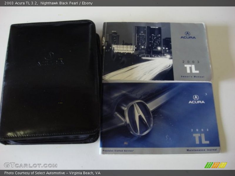 Nighthawk Black Pearl / Ebony 2003 Acura TL 3.2