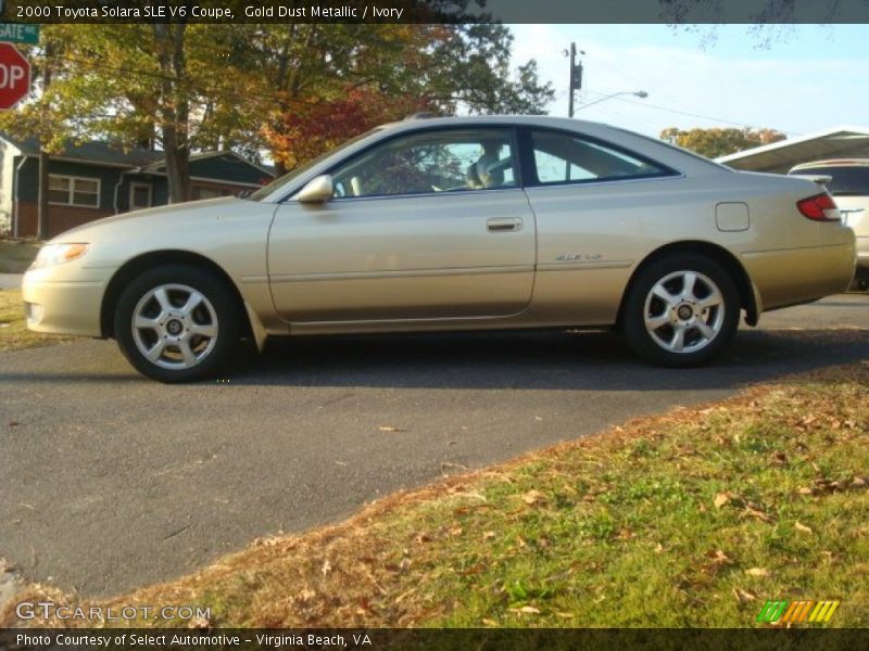 Gold Dust Metallic / Ivory 2000 Toyota Solara SLE V6 Coupe