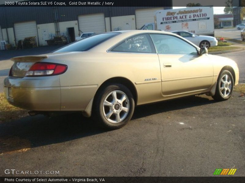 Gold Dust Metallic / Ivory 2000 Toyota Solara SLE V6 Coupe