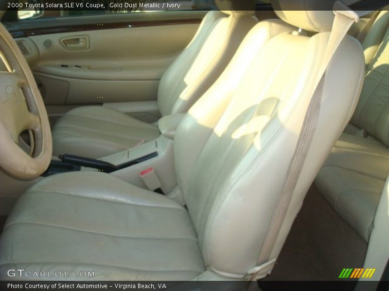 Gold Dust Metallic / Ivory 2000 Toyota Solara SLE V6 Coupe