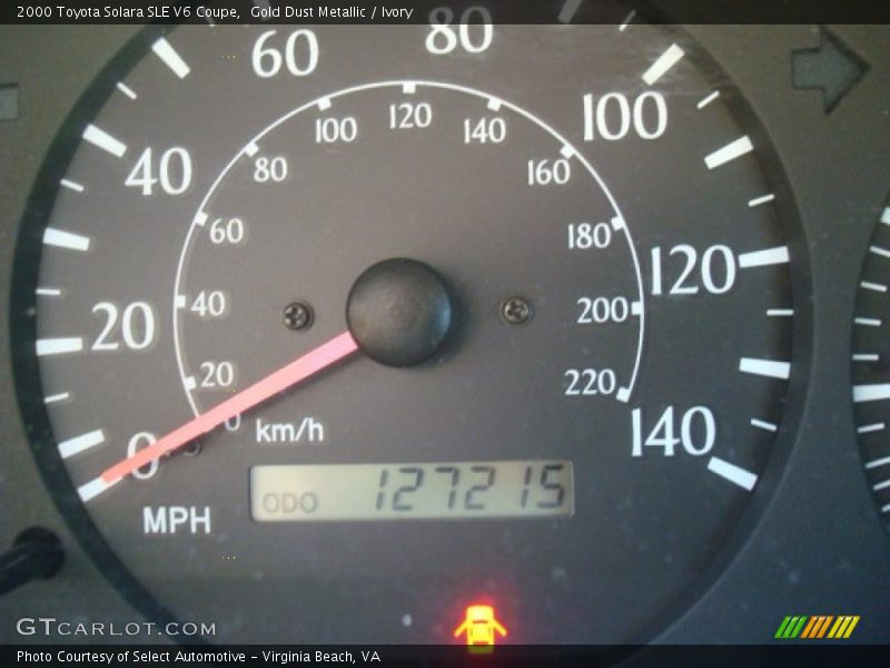 Gold Dust Metallic / Ivory 2000 Toyota Solara SLE V6 Coupe