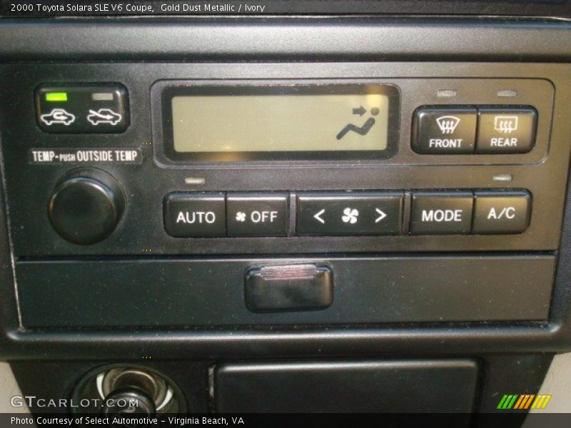 Gold Dust Metallic / Ivory 2000 Toyota Solara SLE V6 Coupe