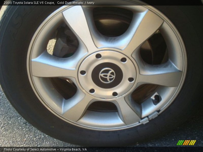 Gold Dust Metallic / Ivory 2000 Toyota Solara SLE V6 Coupe