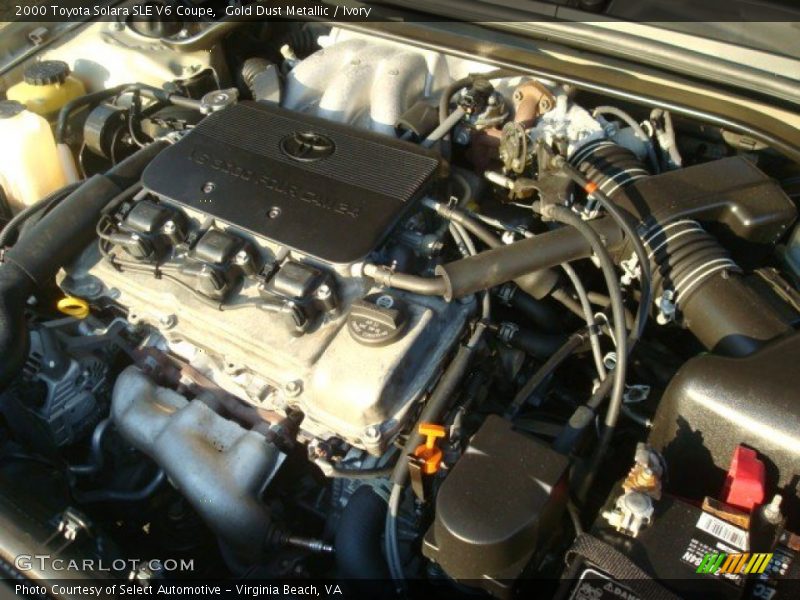 Gold Dust Metallic / Ivory 2000 Toyota Solara SLE V6 Coupe