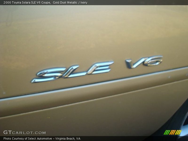 Gold Dust Metallic / Ivory 2000 Toyota Solara SLE V6 Coupe